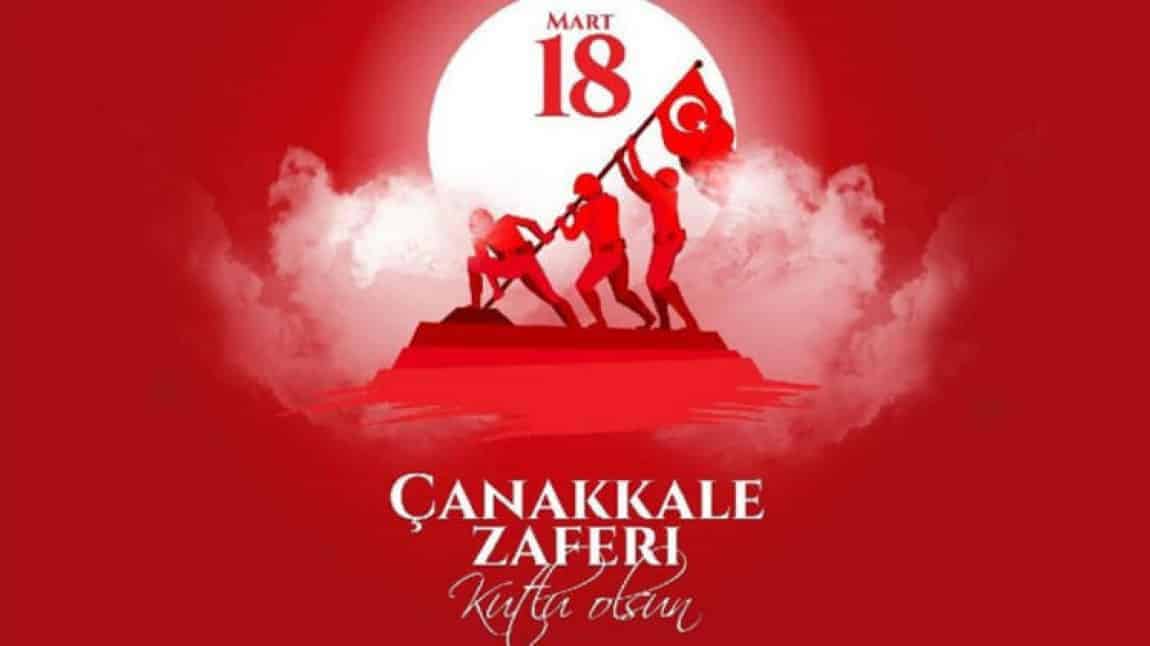 Çanakkale Zaferinin 109. Yıl Dönümünde Gazi Mustafa Kemal Atatürk'ü ve Şehitlerimizi Minnet ve Şükranla Anıyoruz